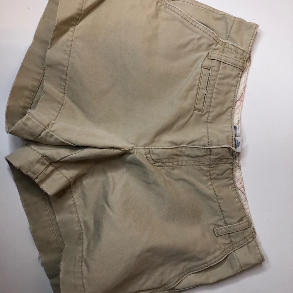 shorts women tan old navy size 4